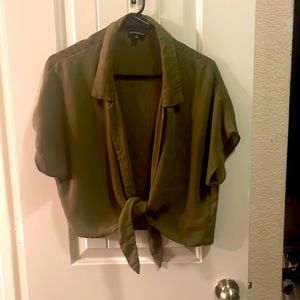 Crop top - olive